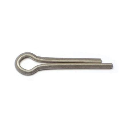 Midwest Fastener  Cotter Pin, 3/16 in Dia, 1 in L, Stainless Steel 74856